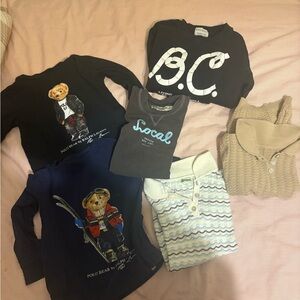 Boys designer lot sz 4/5 polo Ralph Lauren FUB Bobo choses
